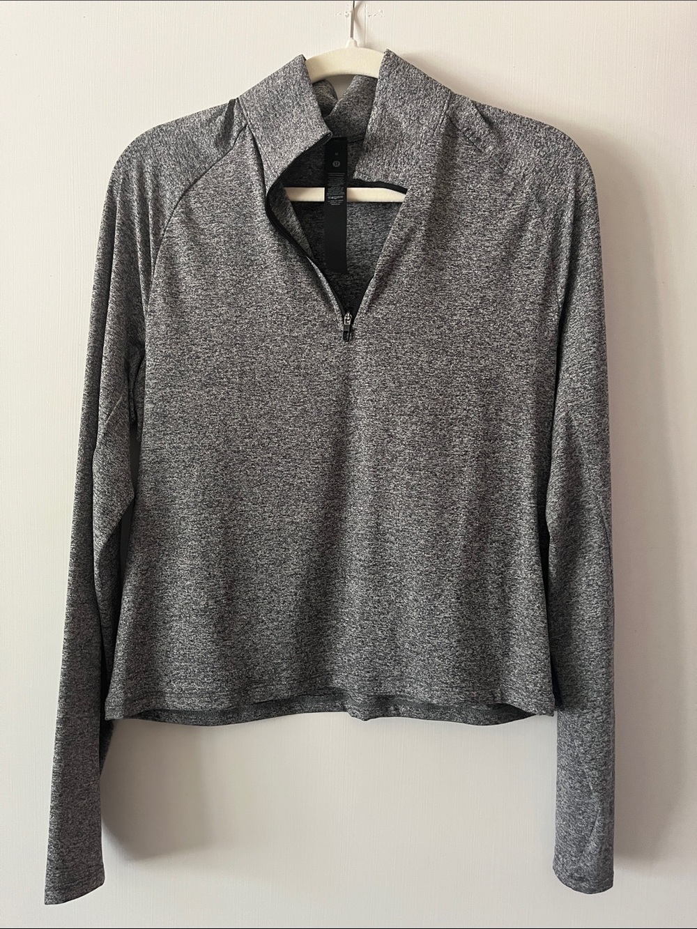 lululemon athletica Heather Gray Half-Zip Pullover